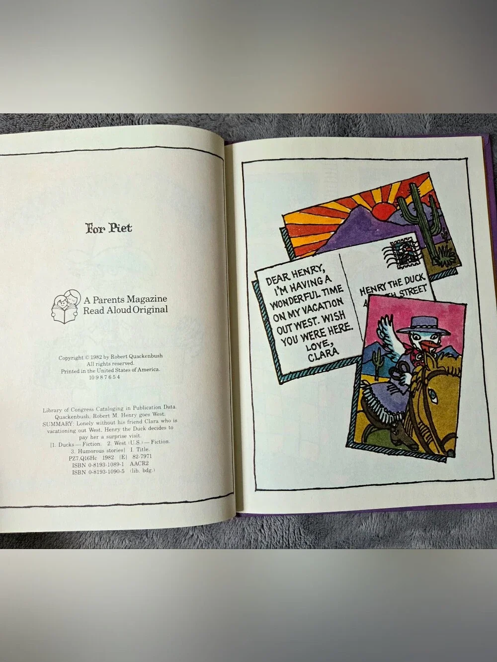 Lot of 3 Robert Quackenbush Children’s 1980s Books Hardback Sherlock Chick Henry